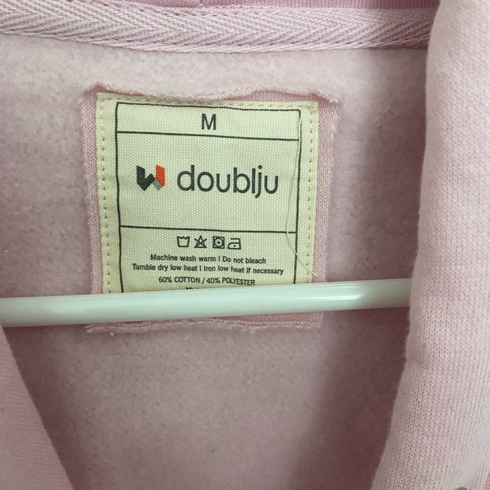 Pink zip up hoodie